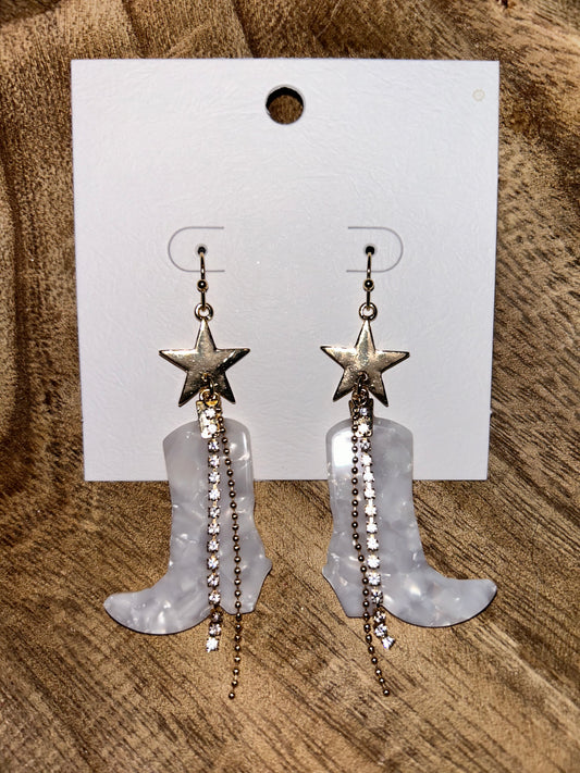 Boot Earrings