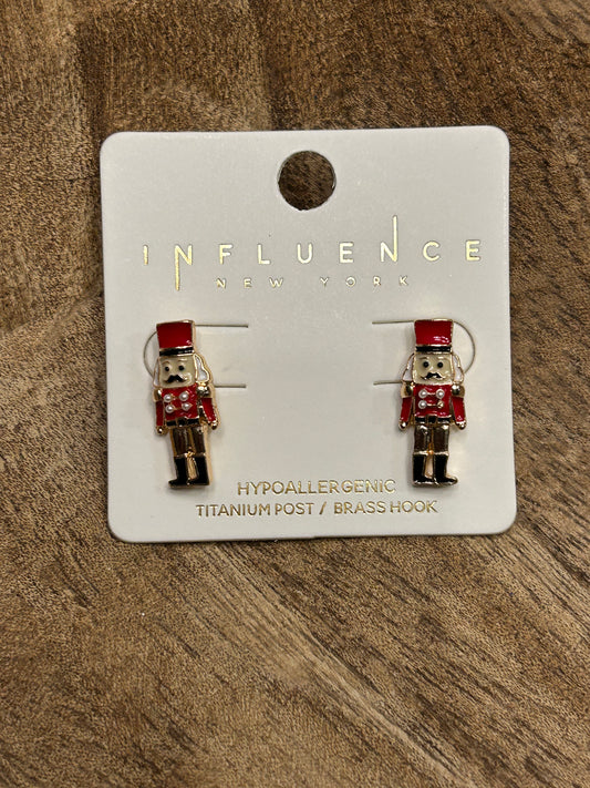 Stud Nutcracker Earrings